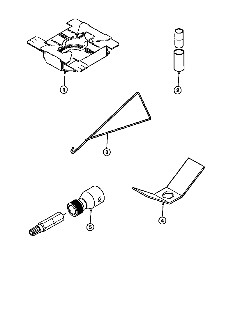 Amana LW8303W2-PLW8303W2 special tools diagram