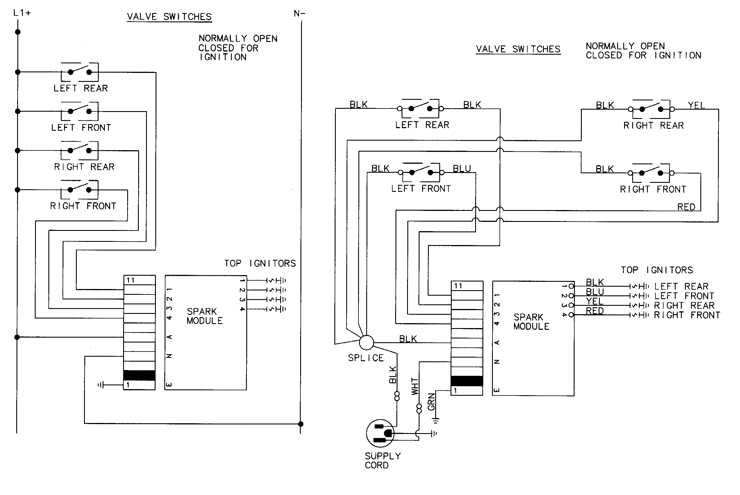 Jenn-Air CCGP2420PF wiring information diagram