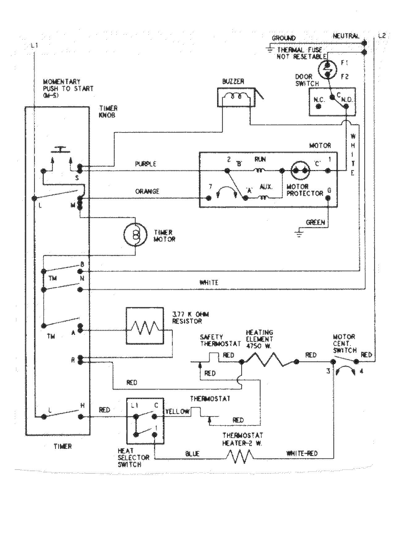 Crosley CDE6000Q wiring information diagram