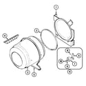 Crosley CDE6000Q tumbler cde/cdg6000q diagram