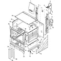 Caloric RBK28FG5-P1142948NL cabinet assy diagram