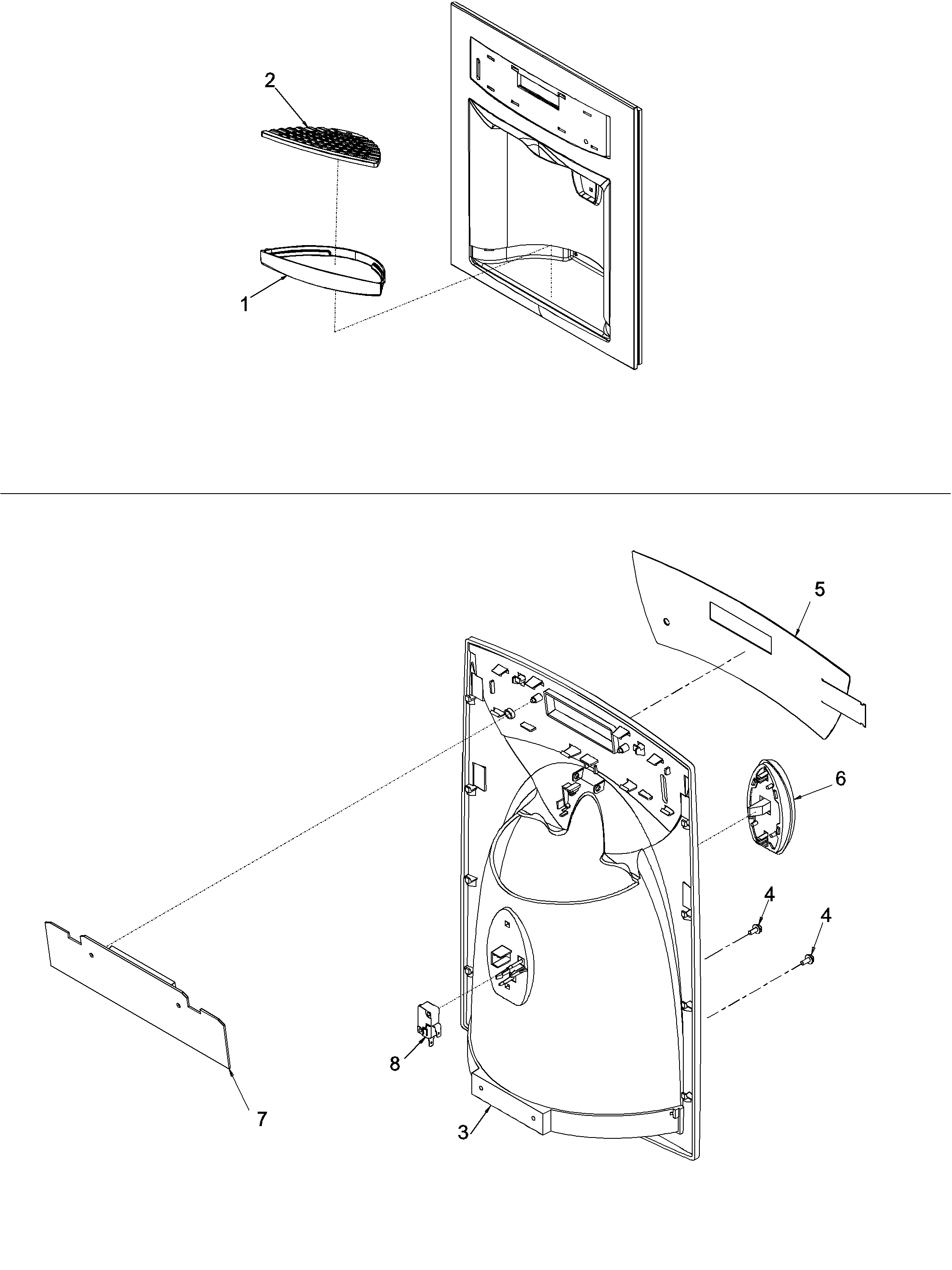 Kenmore 59650004100 faade diagram