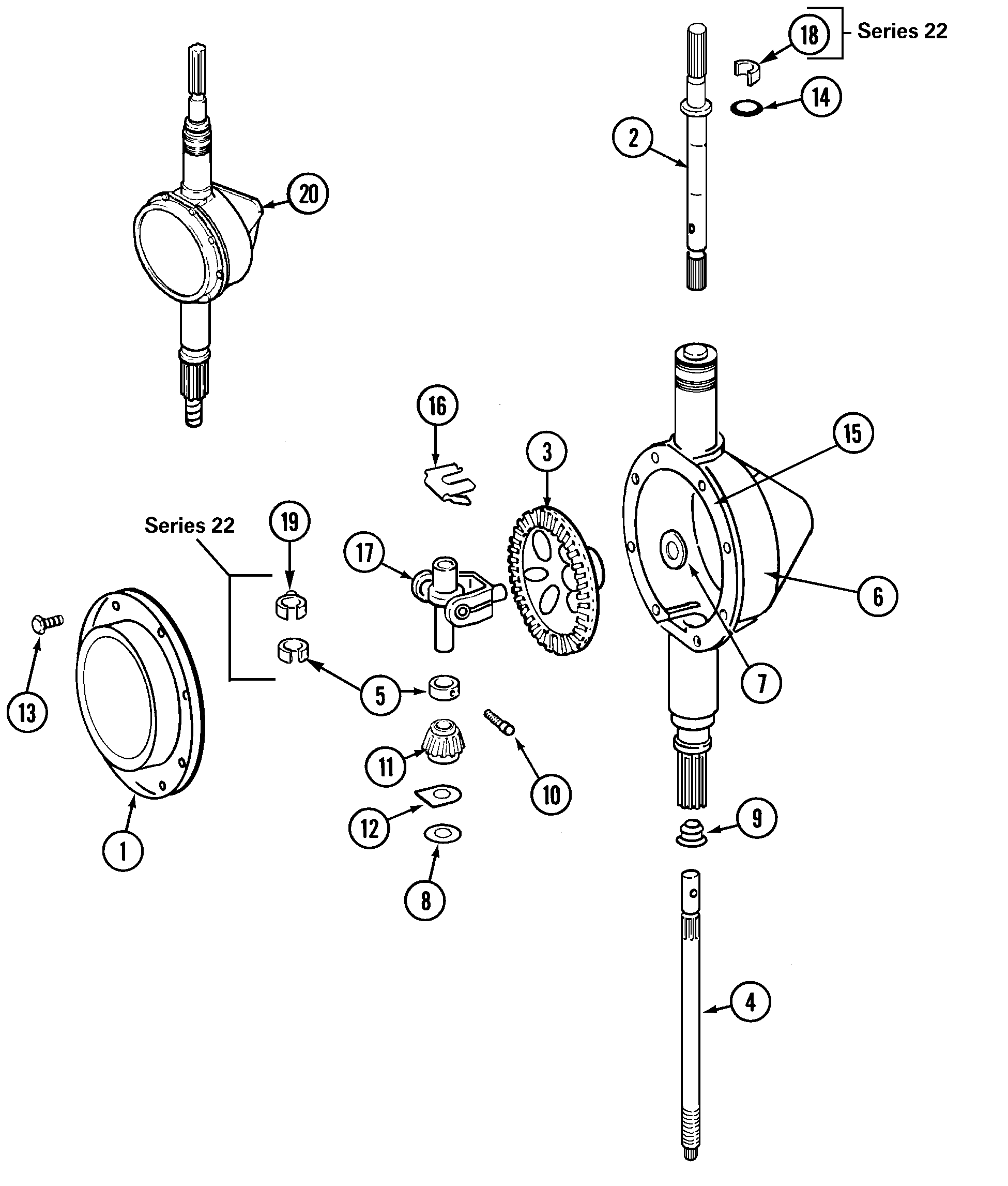 Maytag LAT9356AAM transmission diagram