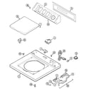 Maytag LAT2500AAE top diagram