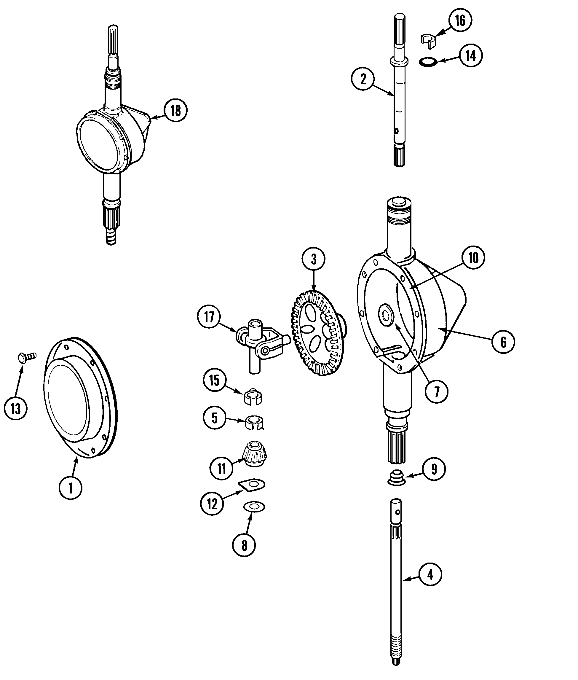 Maytag LAT2301AAE transmission diagram