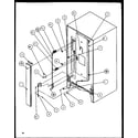 Amana TZ21Q2W-P1111713WW cabinet back diagram