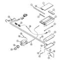 Jenn-Air PRG3601P griddle assembly diagram