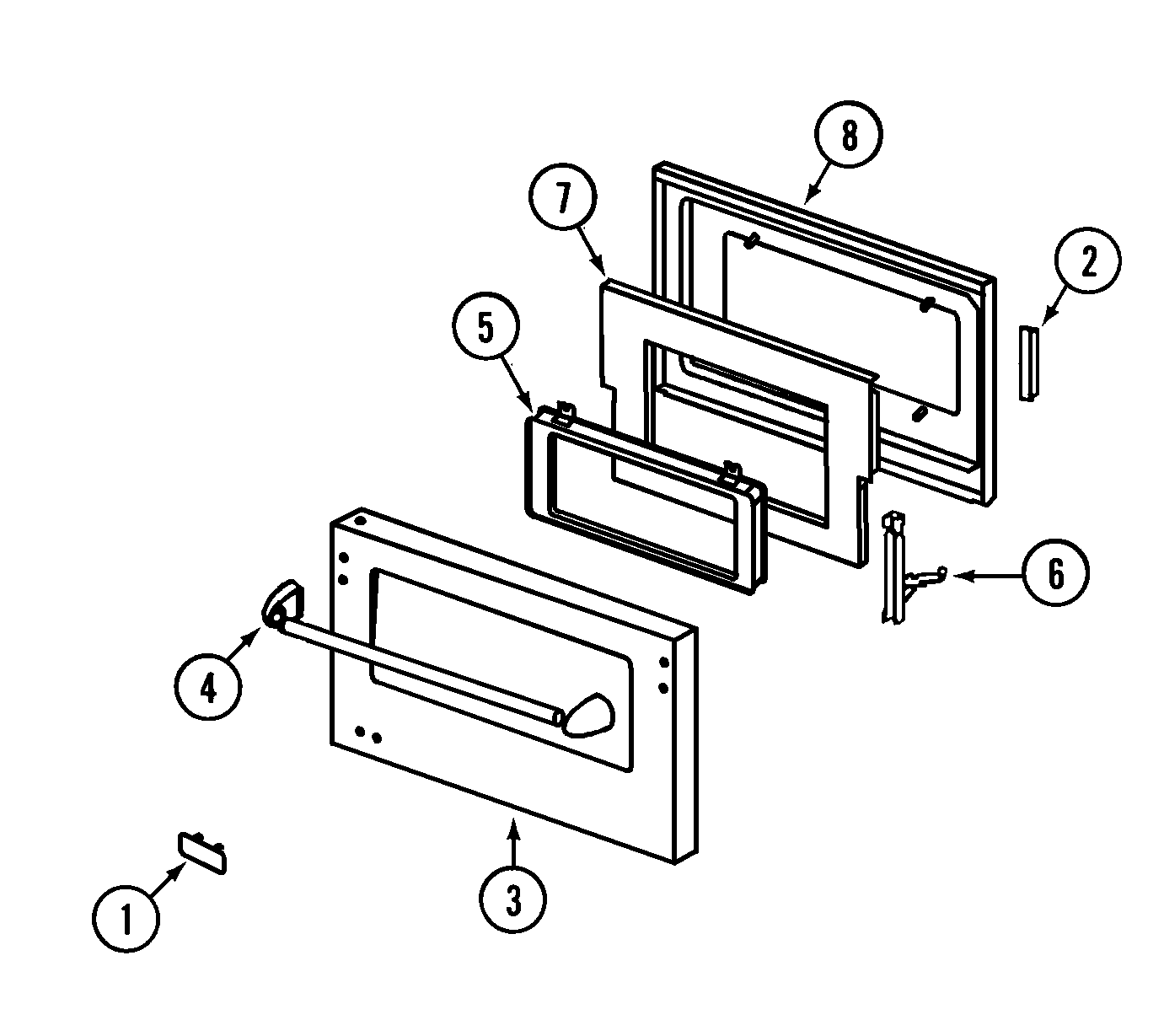 Jenn-Air PRG3601P door diagram