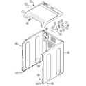 Maytag MDE3050AGW cabinet-front diagram