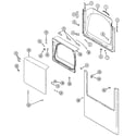 Maytag MDE3500AYW door diagram