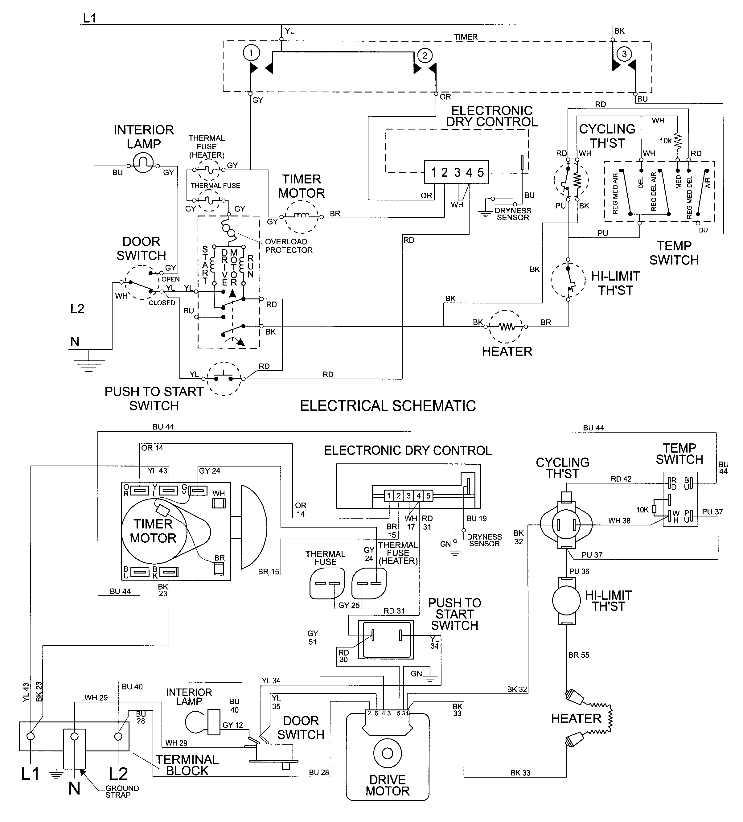Maytag MDG7758AWW wiring information diagram