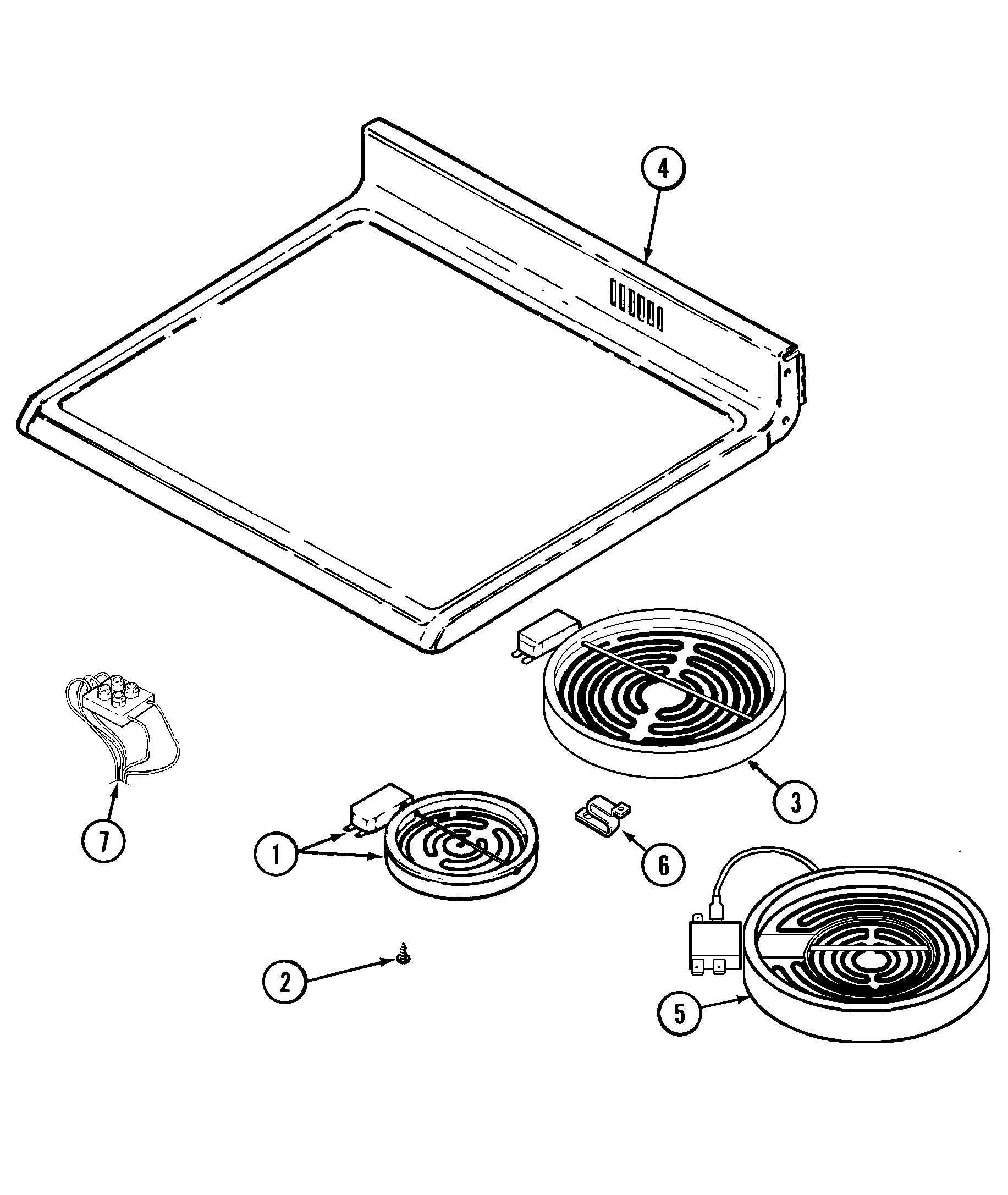 Maytag MER5770AAB top assembly diagram