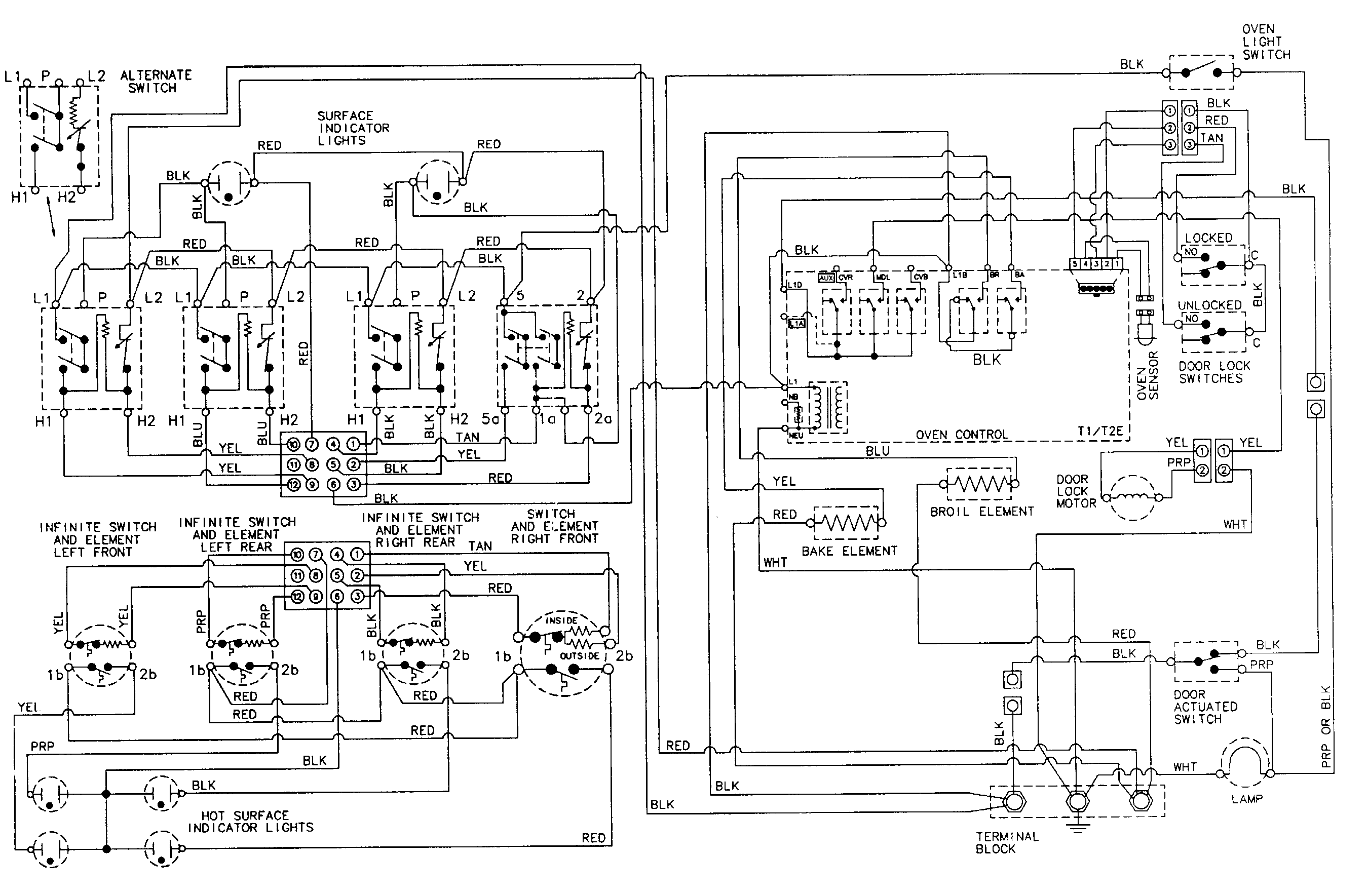 Maytag MER5770AAB wiring information diagram
