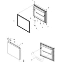 Kenmore 59665939400 freezer door diagram