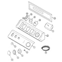 Maytag MDG7657AWQ control panel diagram