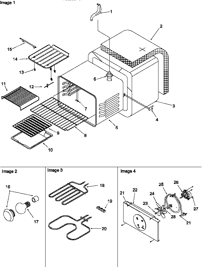 Amana ARHC8700E-P1142677NE cavity diagram