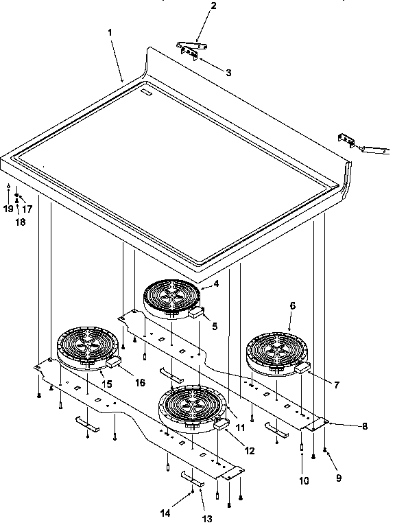 Amana ARHC8700E-P1142677NE main top diagram