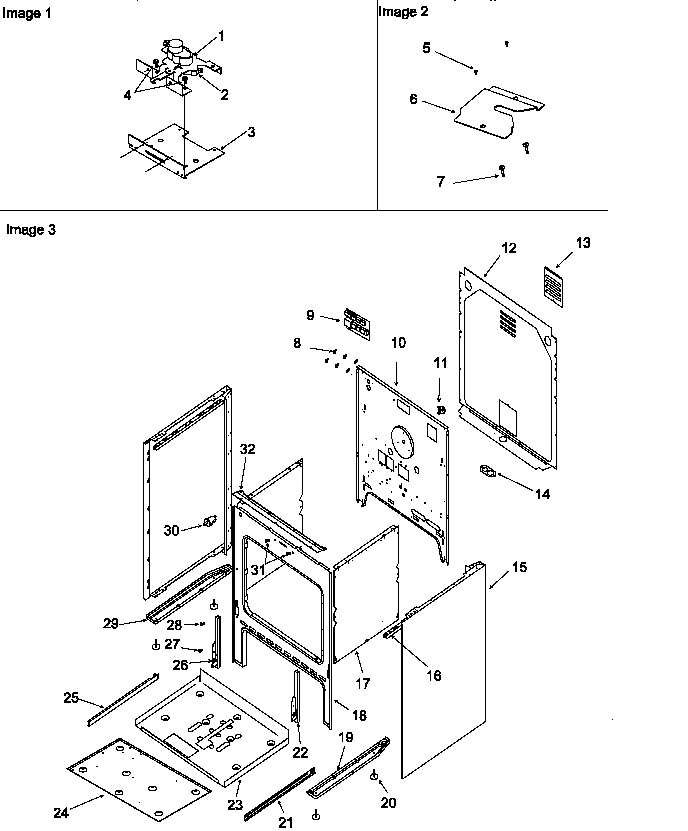 Amana ARHC8700WW-P1142677NWW cabinet diagram