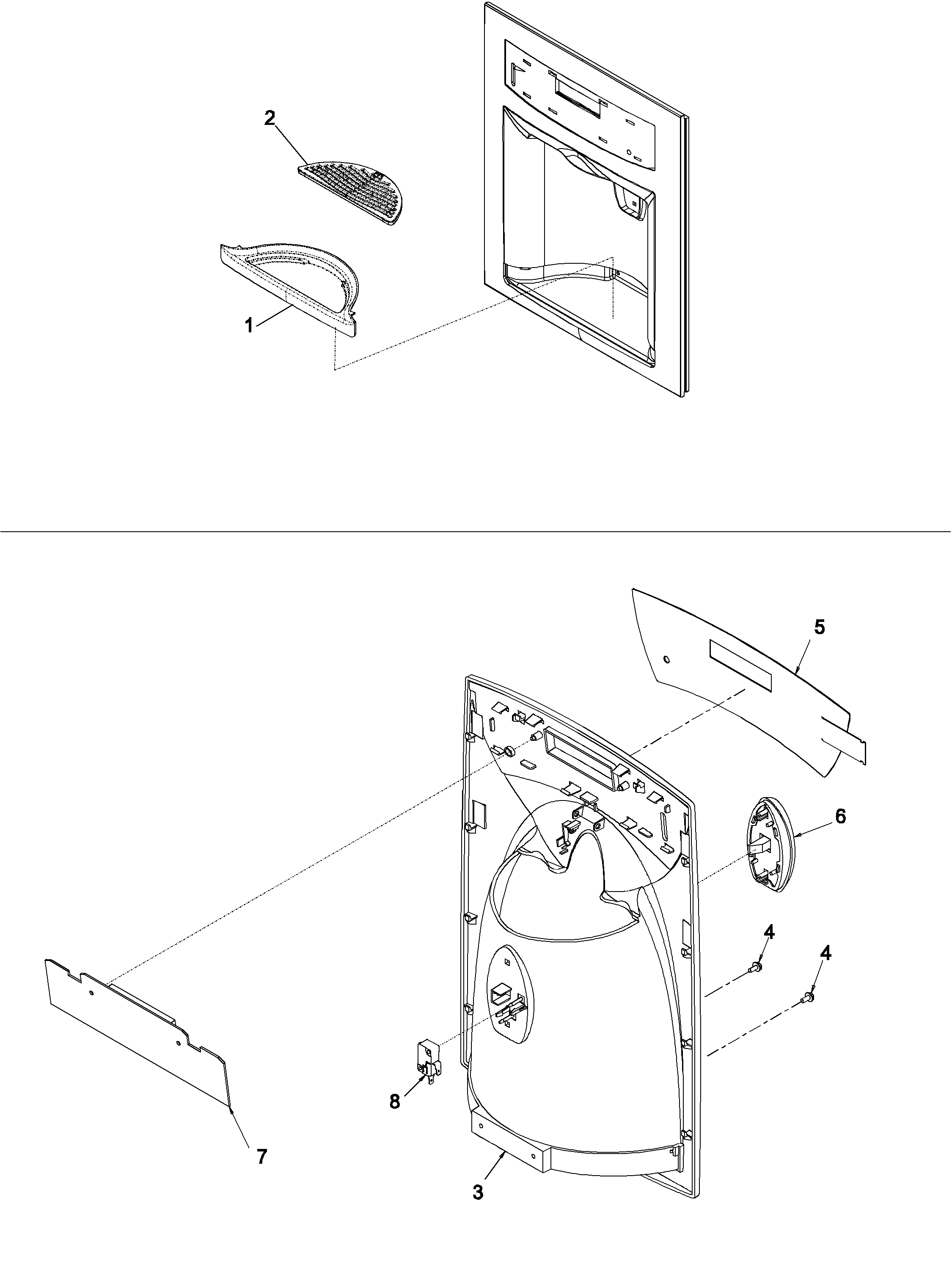 Kenmore 59650014100 facade diagram