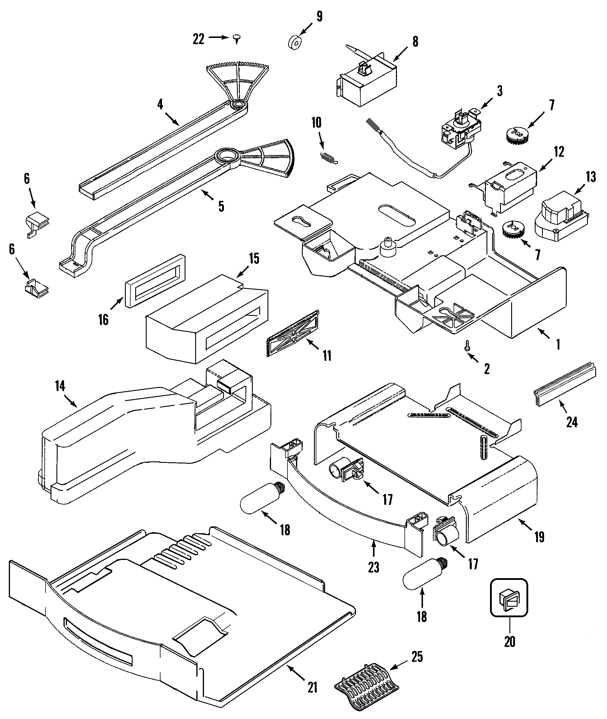 Maytag K3965X0 controls diagram