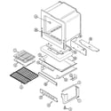 Magic Chef CGS1230ADL oven/base diagram