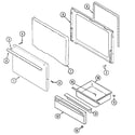 Magic Chef CGS1230ADL door/drawer diagram