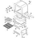 Magic Chef CGS3760ADC oven/base diagram