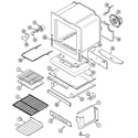 Maytag MGS5870ADQ oven/base diagram