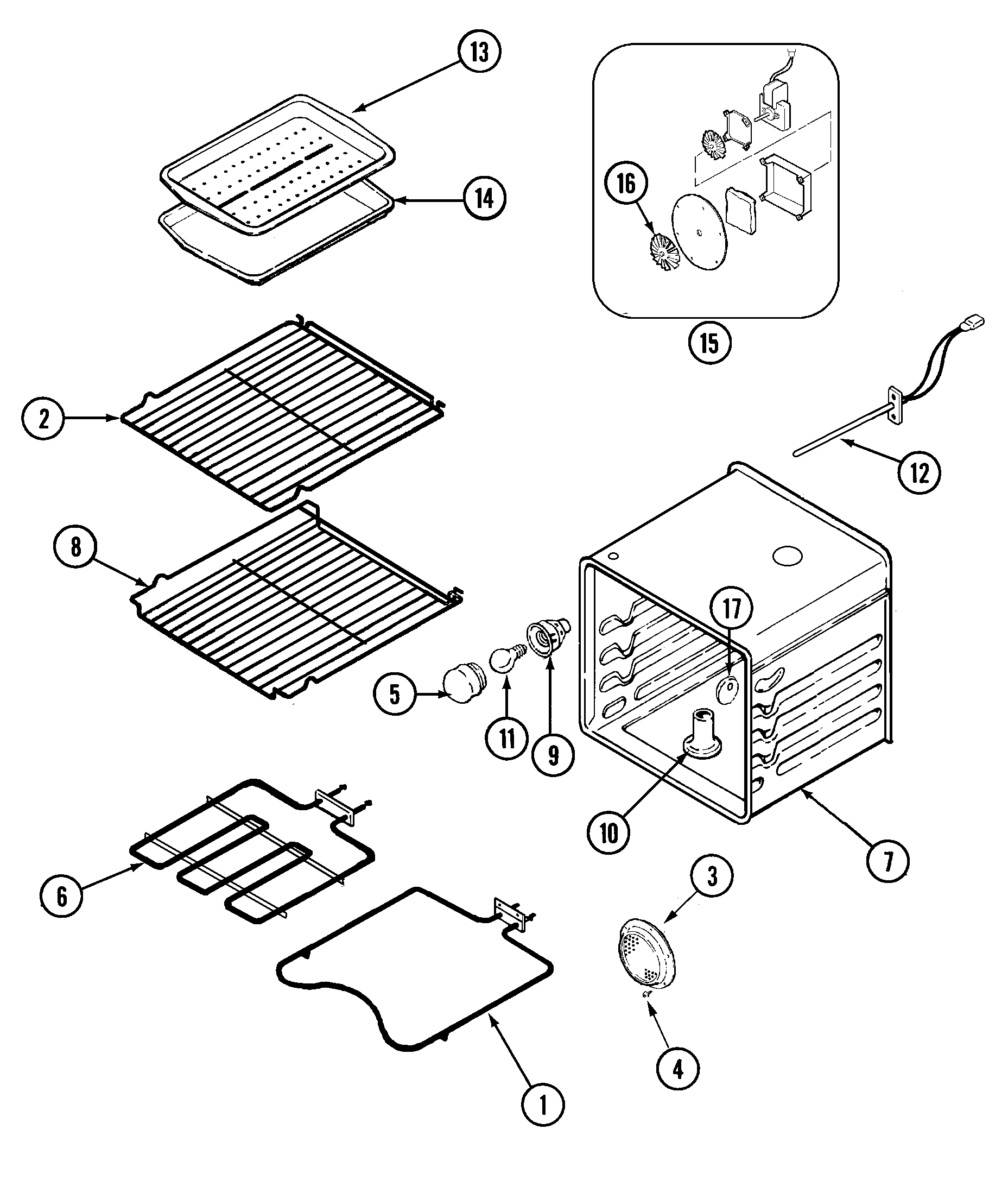 Maytag MEW6530BAC oven diagram