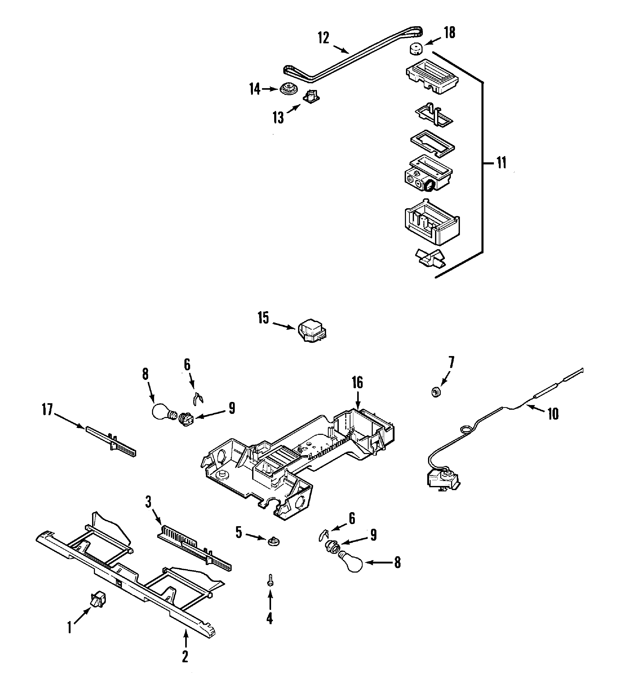 Maytag MTB2176HRB controls diagram