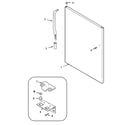 Maytag MTB2176HRS fresh food outer door diagram