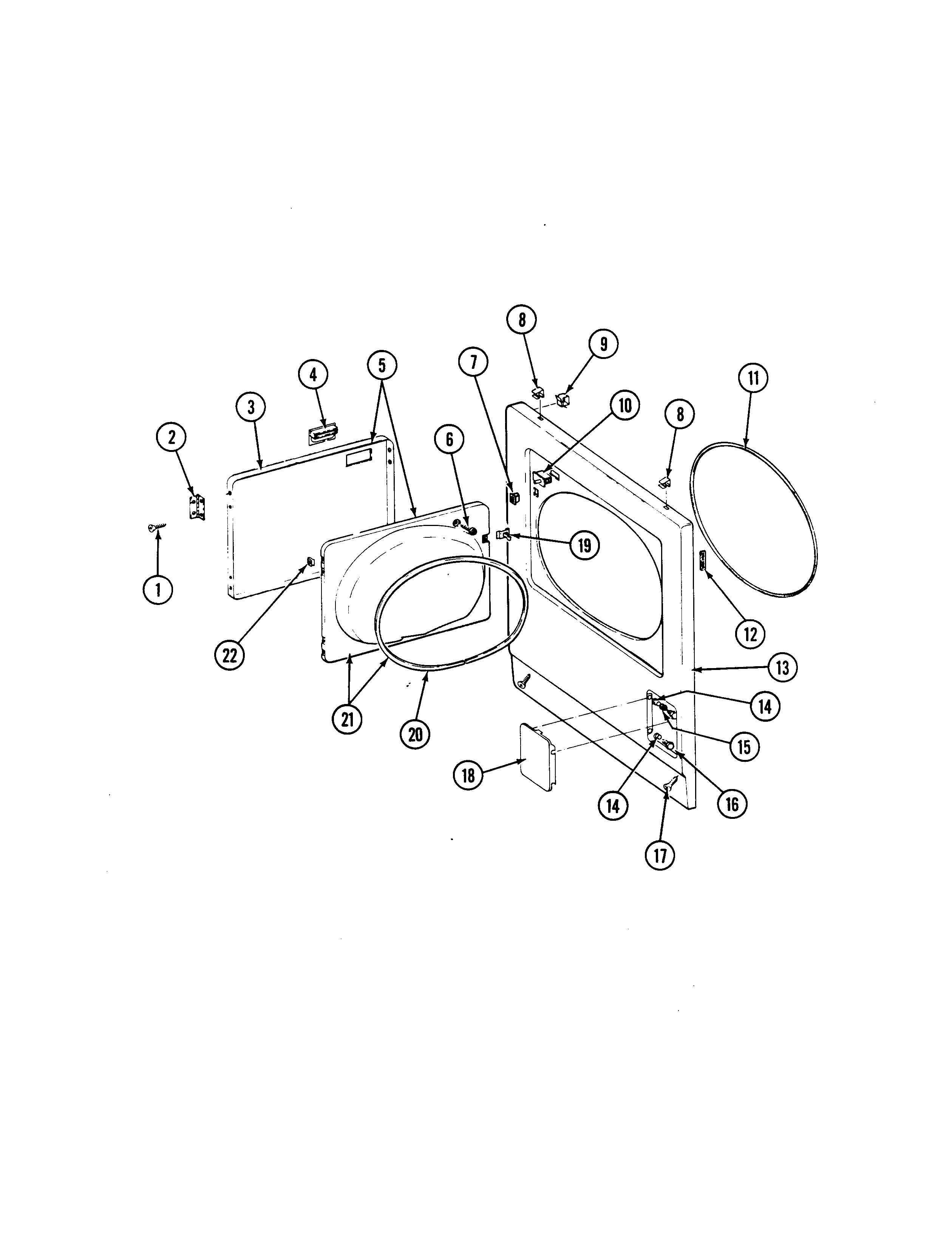 Maytag LDG9701ABW cabinet-rear diagram
