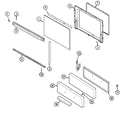 Admiral A31700SATL door/drawer diagram