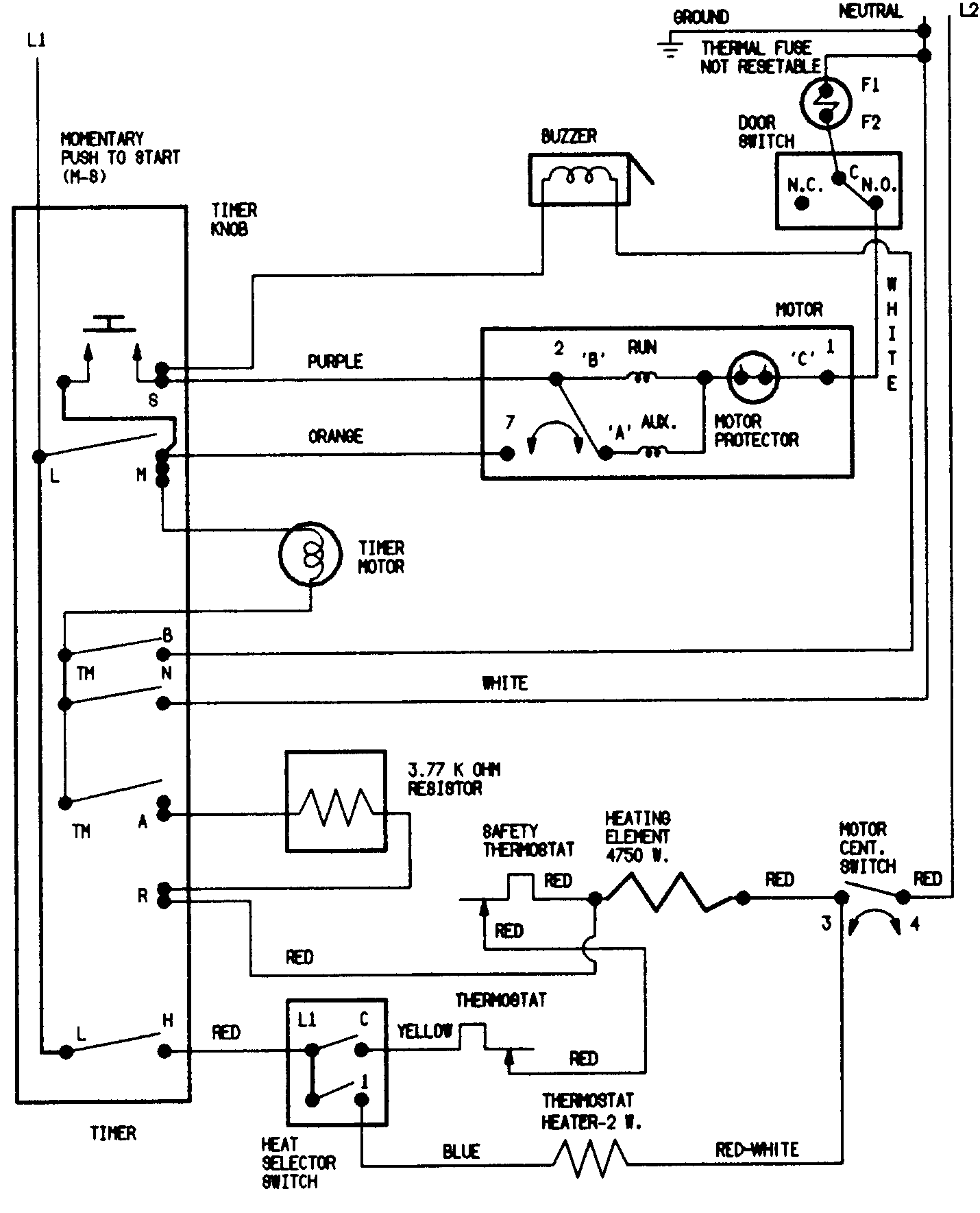 Maytag PYE1000AYW wiring information diagram