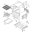 Maytag CRL5300DXW oven/base diagram