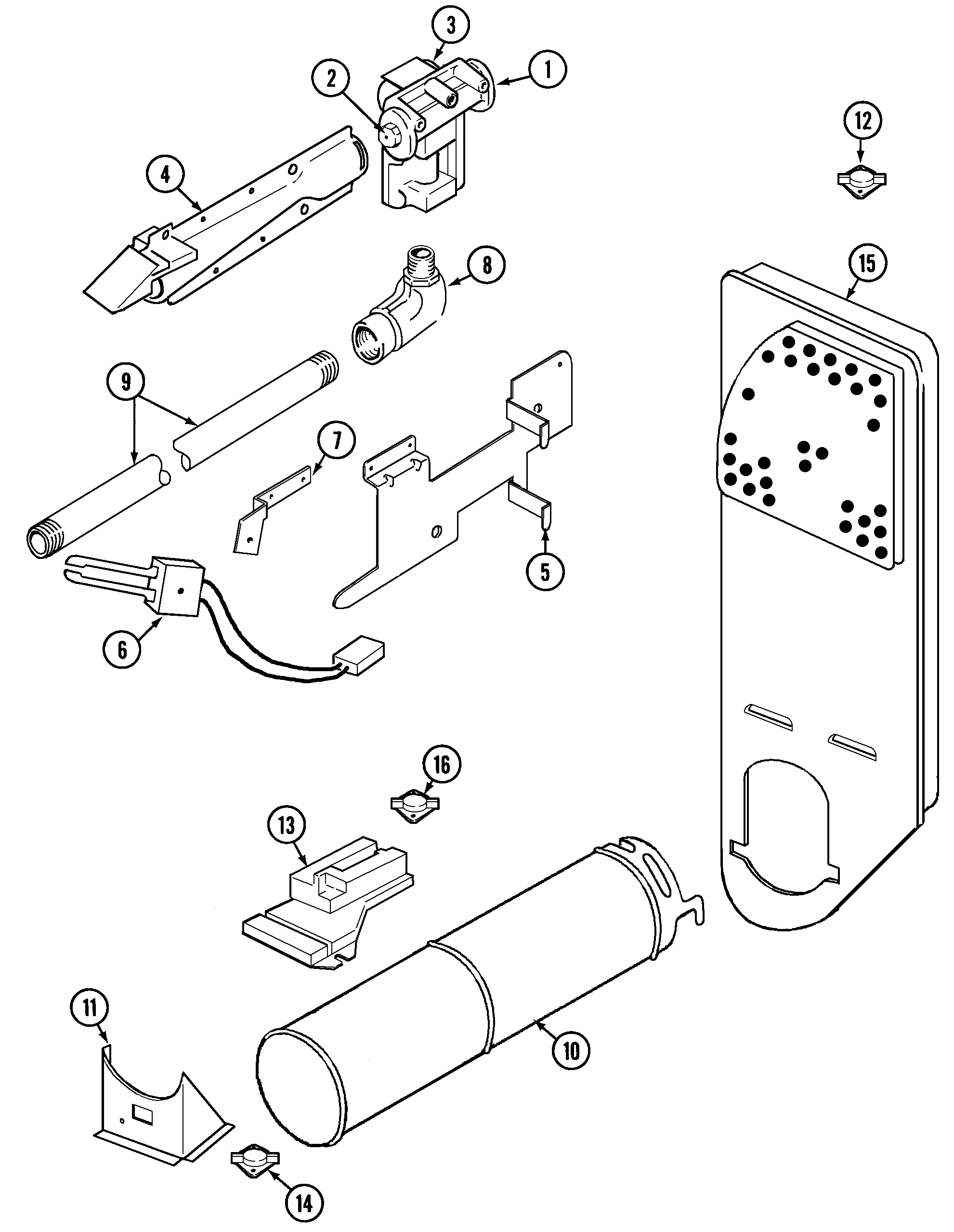 Maytag PYG4500AWQ gas carrying diagram