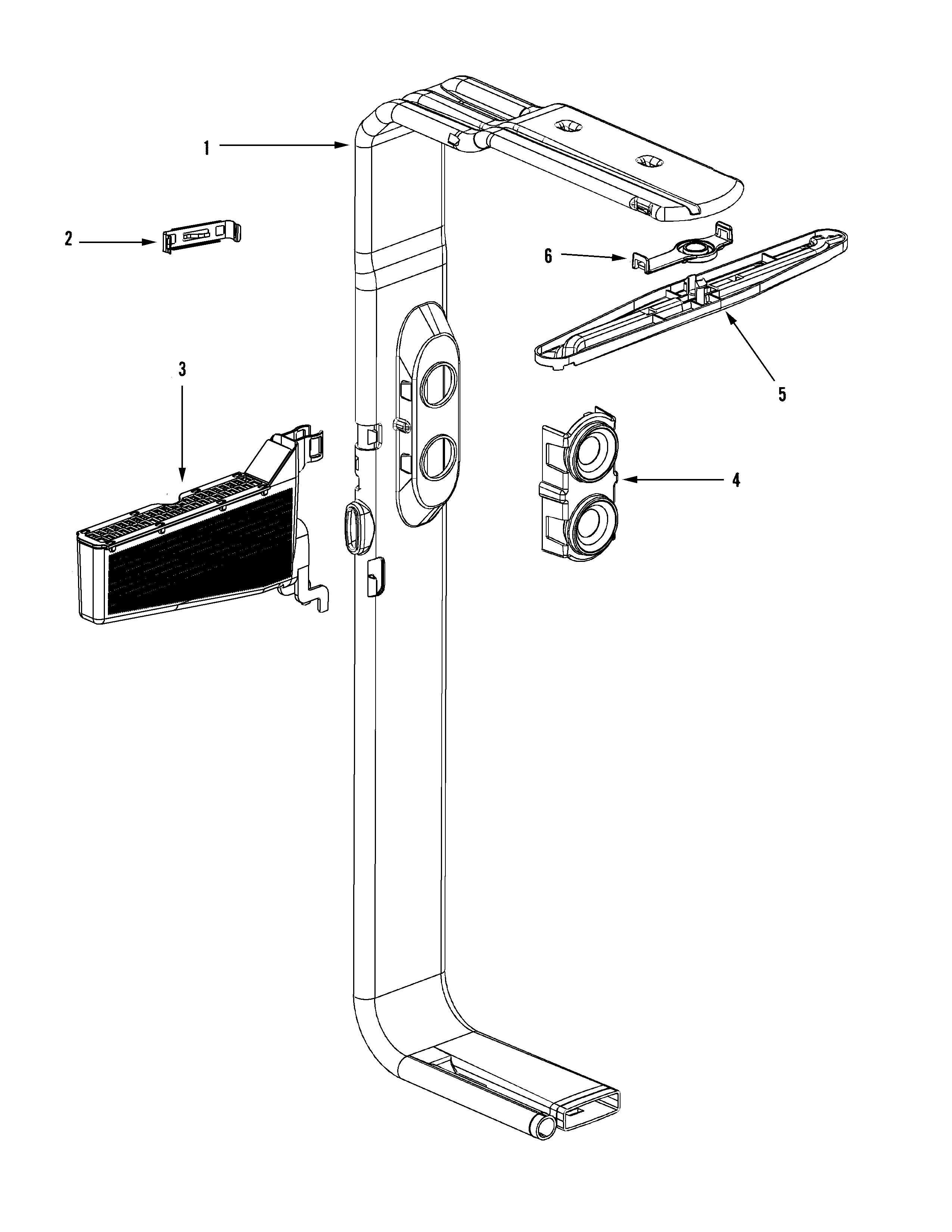 Maytag MDB7650AWW water distribution assembly diagram