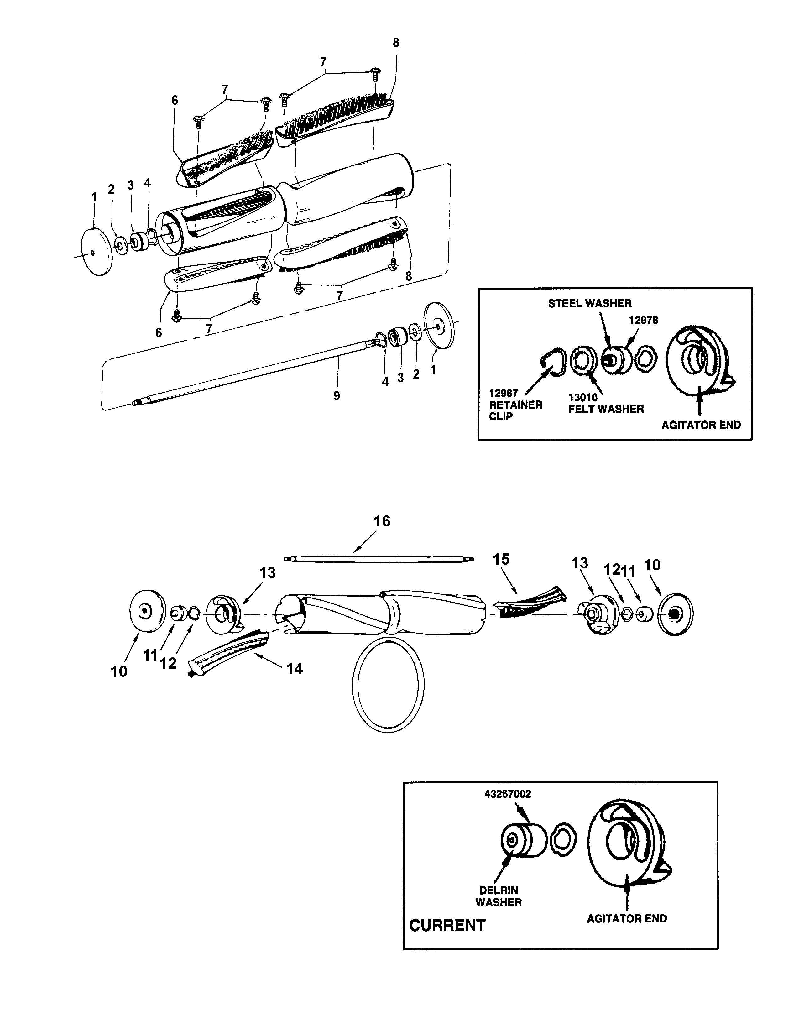 Hoover 0916T agitator_4b diagram