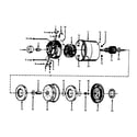 Hoover 1110 motor assembly diagram