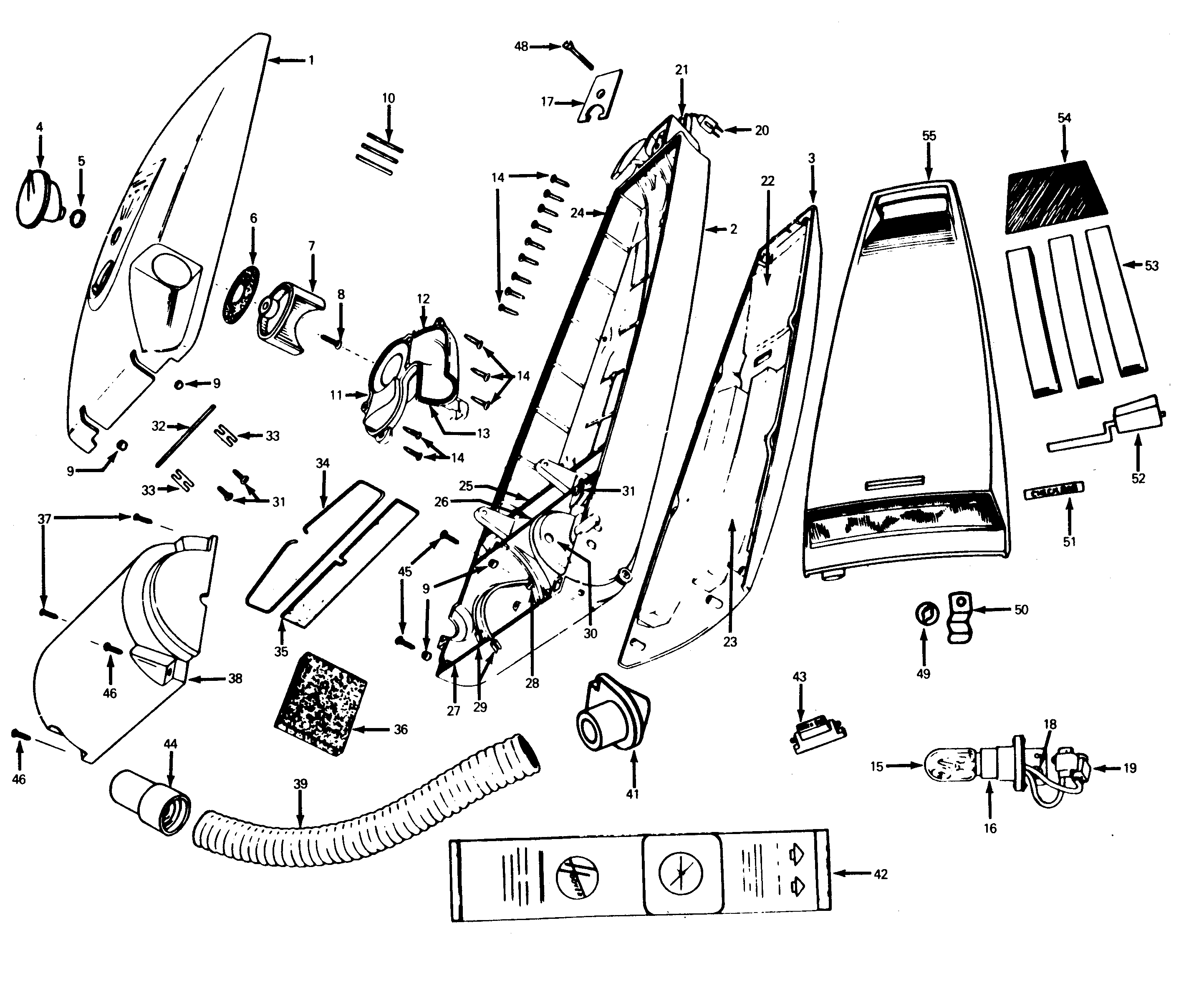 Hoover 1149 outerbag diagram