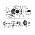 Hoover 1153 motor assembly diagram
