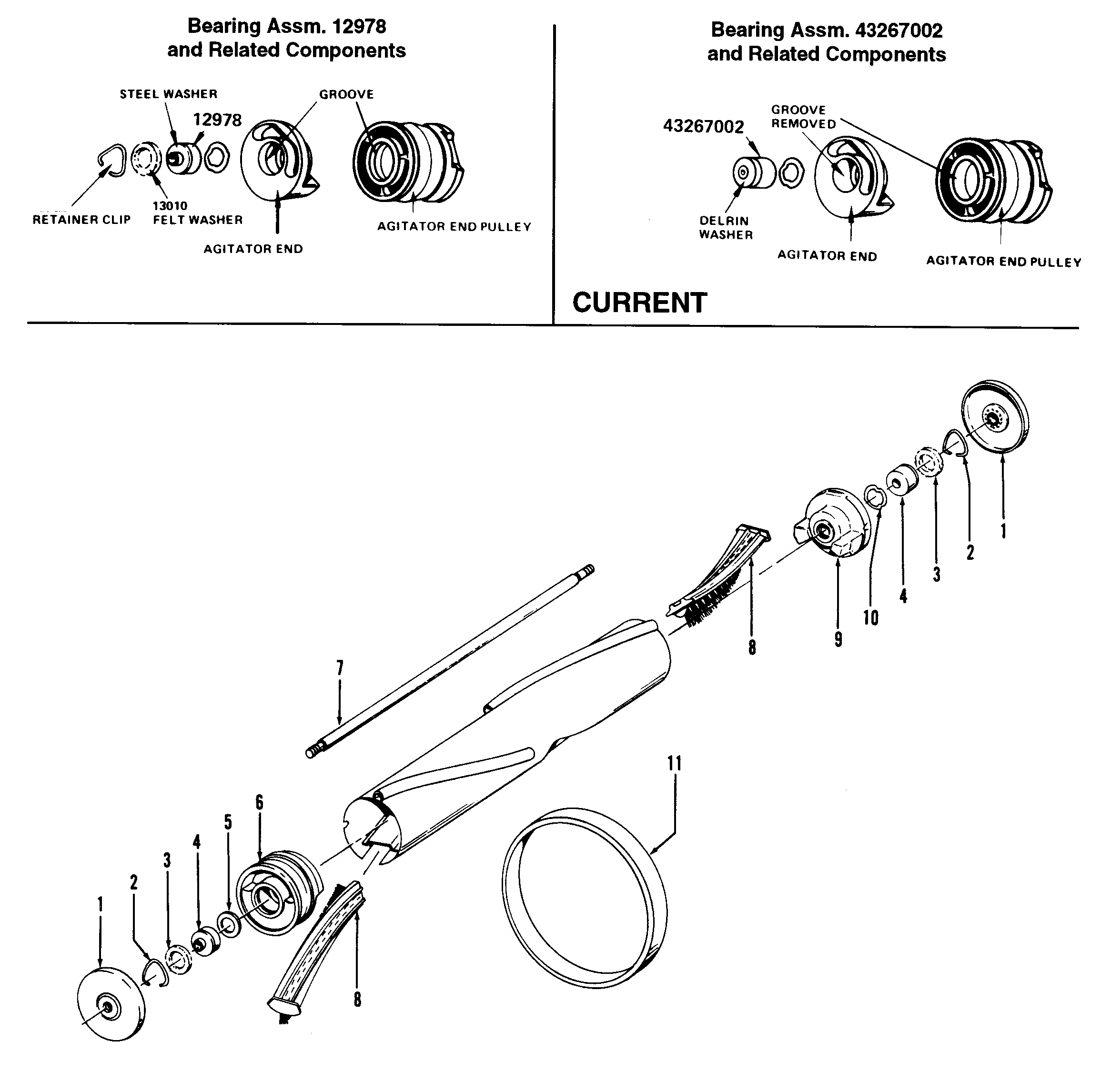 Hoover 1170 agitator diagram