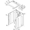 Maytag MDE8506AZW cabinet diagram