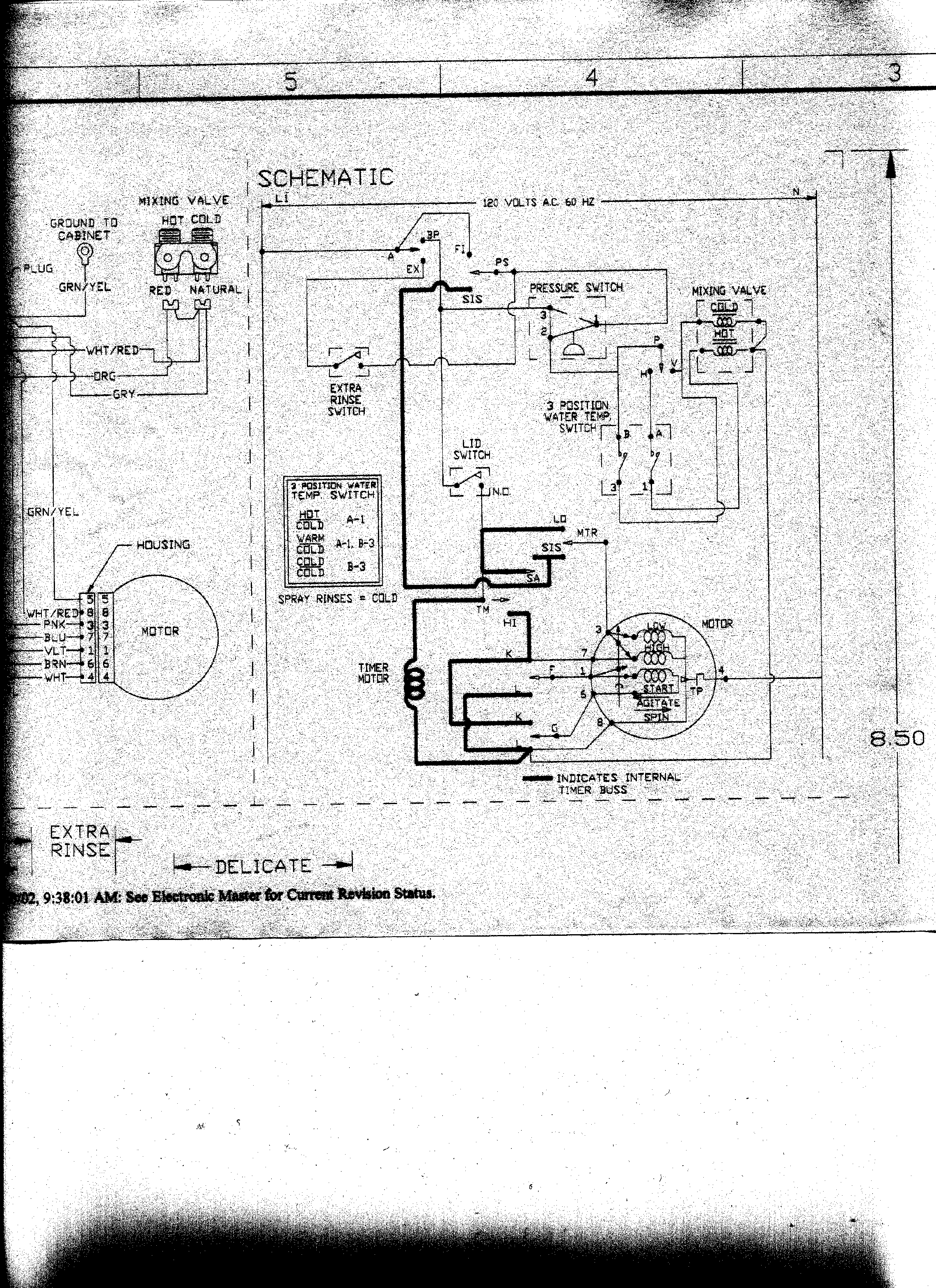 Amana ALW432RAW-PALW432RAW wiring information diagram