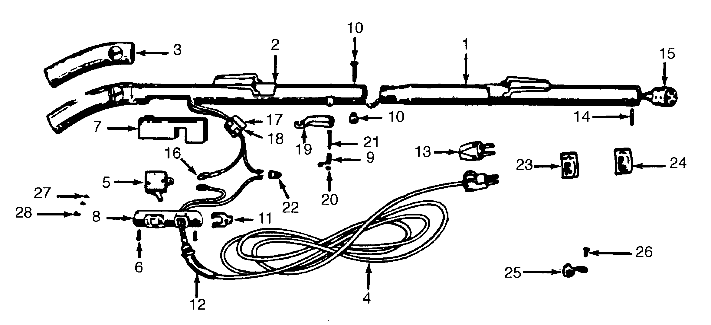Hoover 70 handle diagram