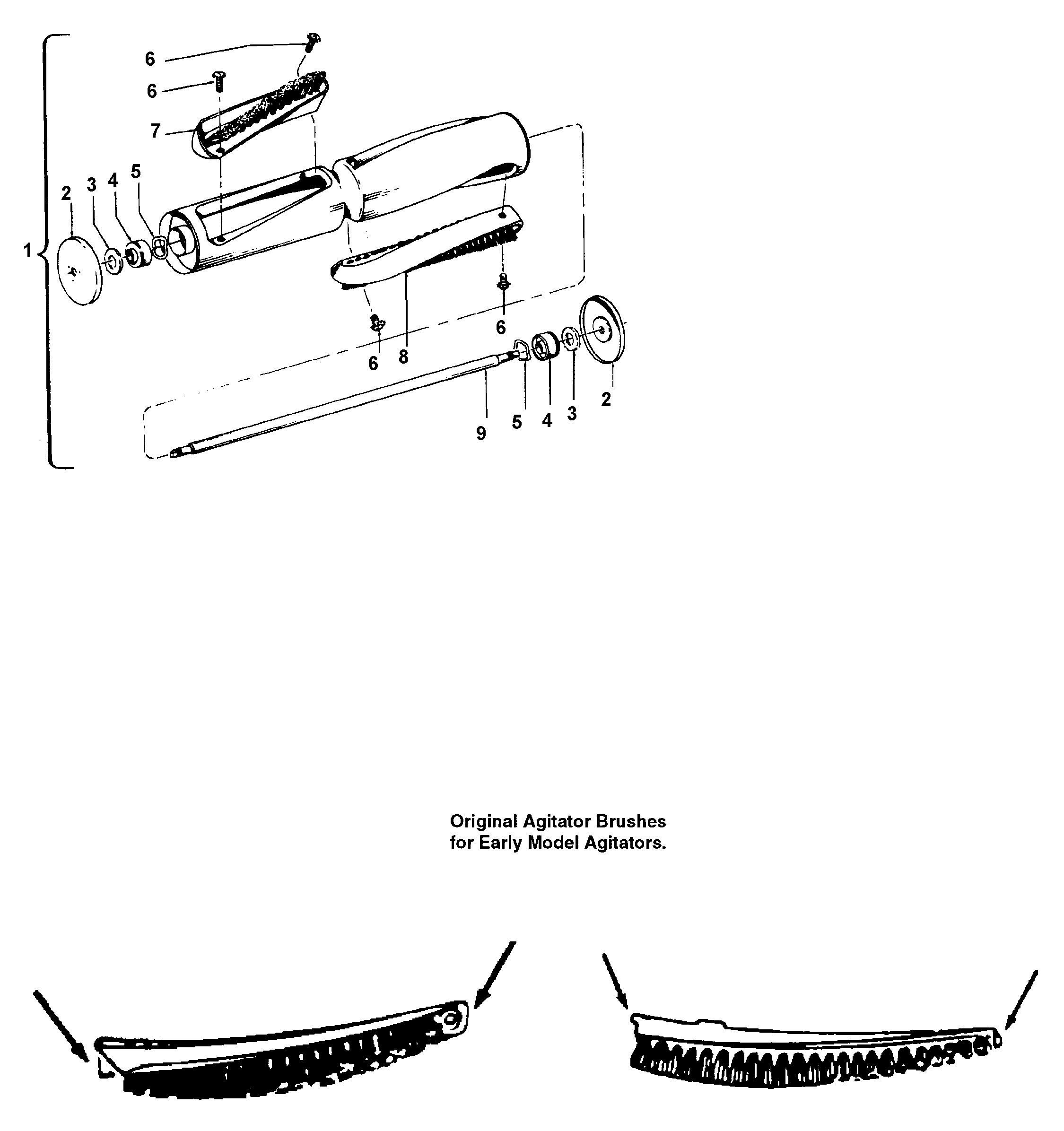 Hoover 91 agitator diagram