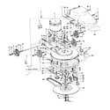 Hoover C5041 mainbody, motor, gears diagram
