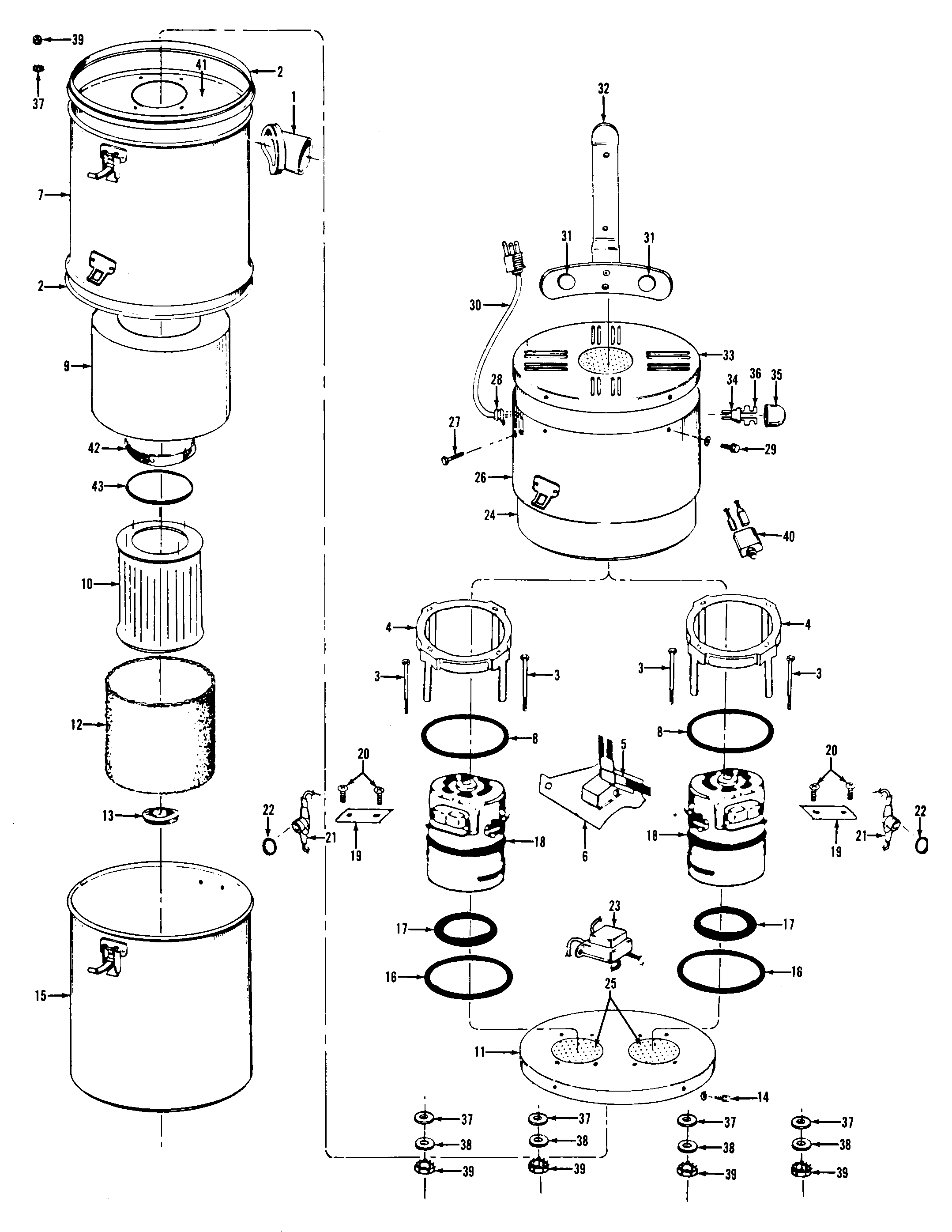 Hoover CEMP2004 mainhsg_lower diagram