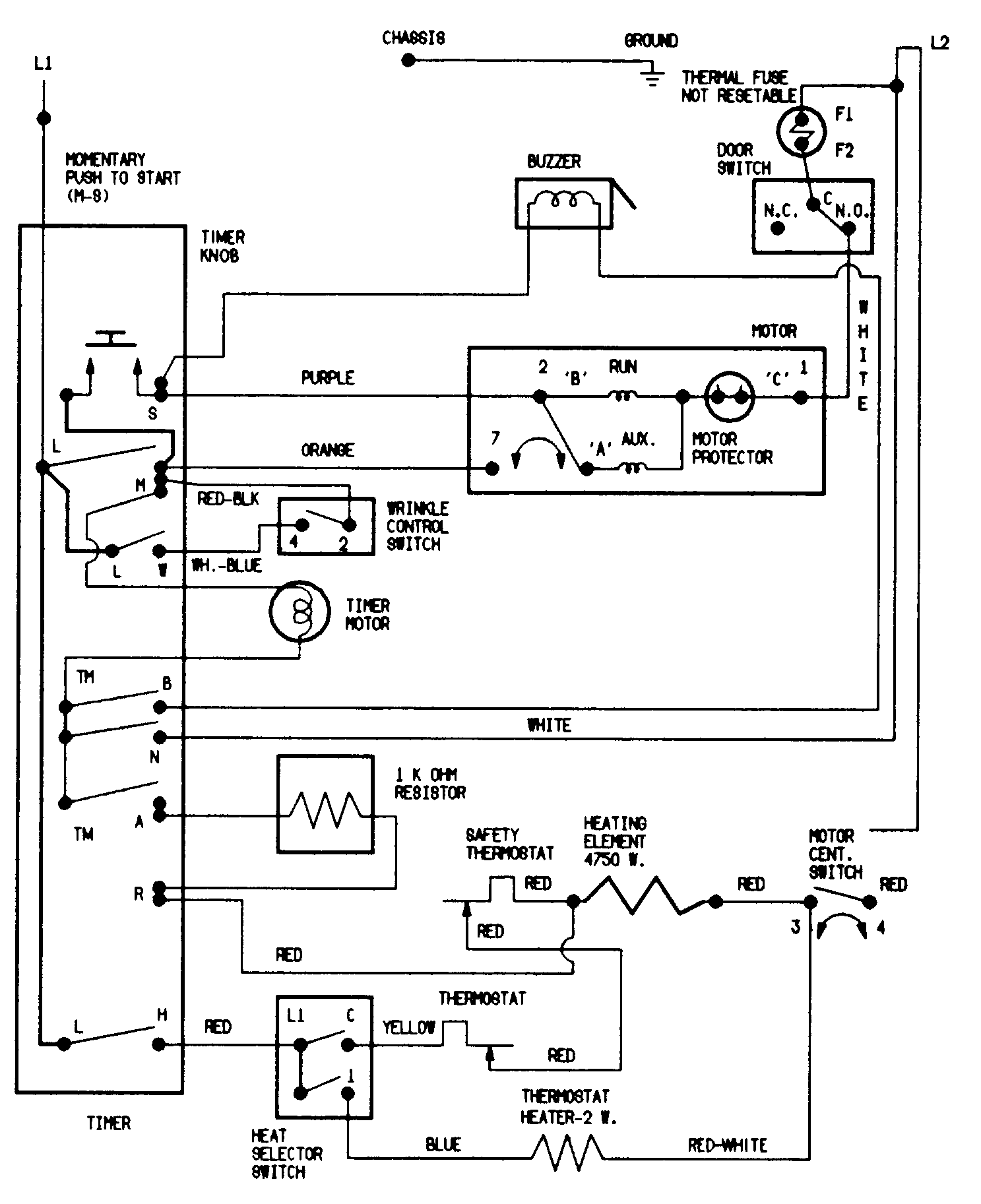 Maytag PYE2000GGE wiring information diagram