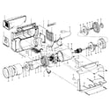 Hoover S1015030 mainhousing, motor assembly diagram